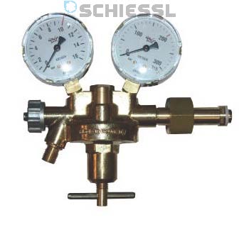 více - Redukční ventil kyslík pro BOL3, 200/10 bar, 822-0819, Schiessl